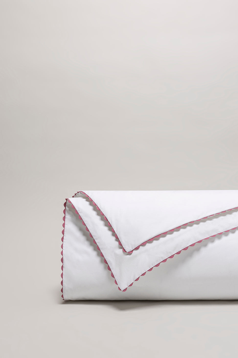 Housse de couette percale enfant Rose macaron