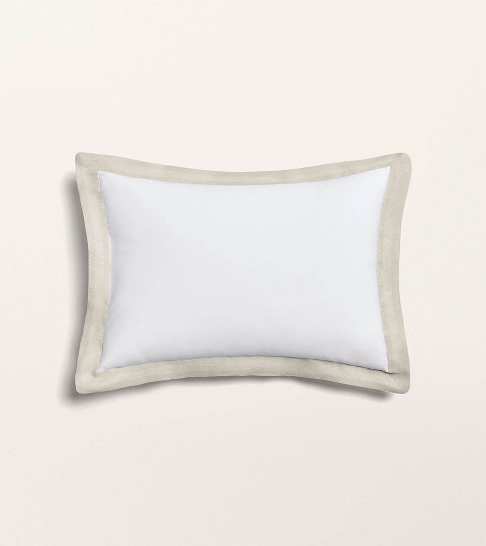 Mini taie bande lin percale Bande ficelle