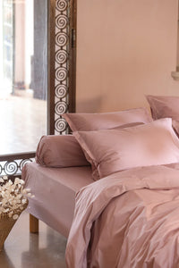 Housse de Couette Rose