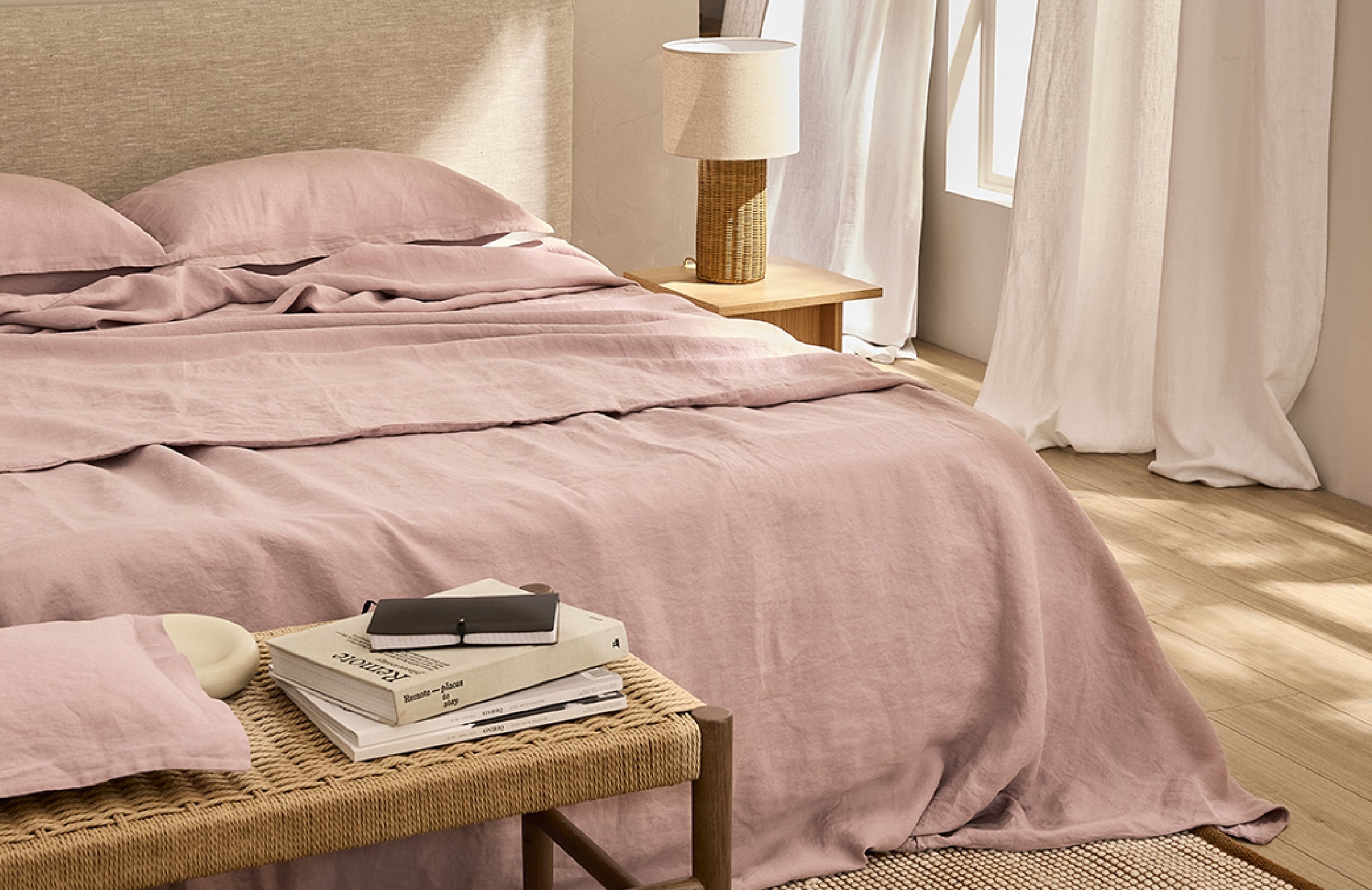 Parure de lit en lin