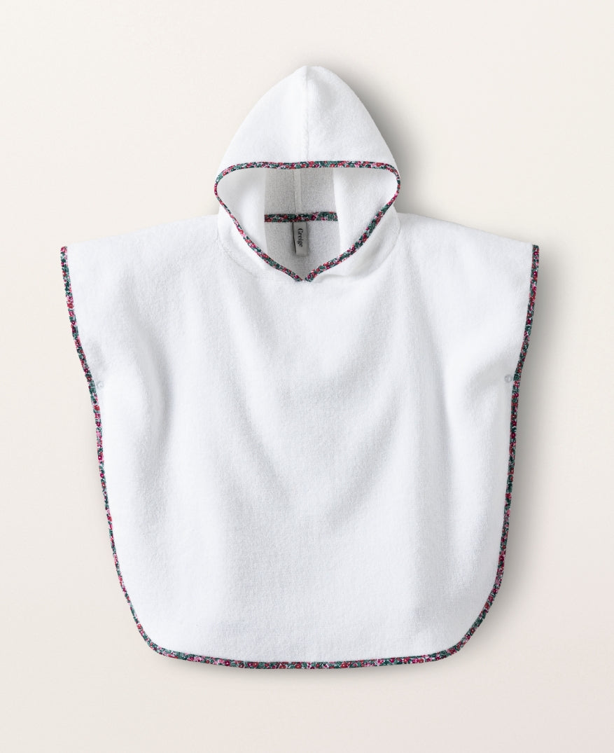 Cape de bain enfant Mini fleurs