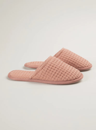 Chaussons en nid d'abeille Blanc nuage