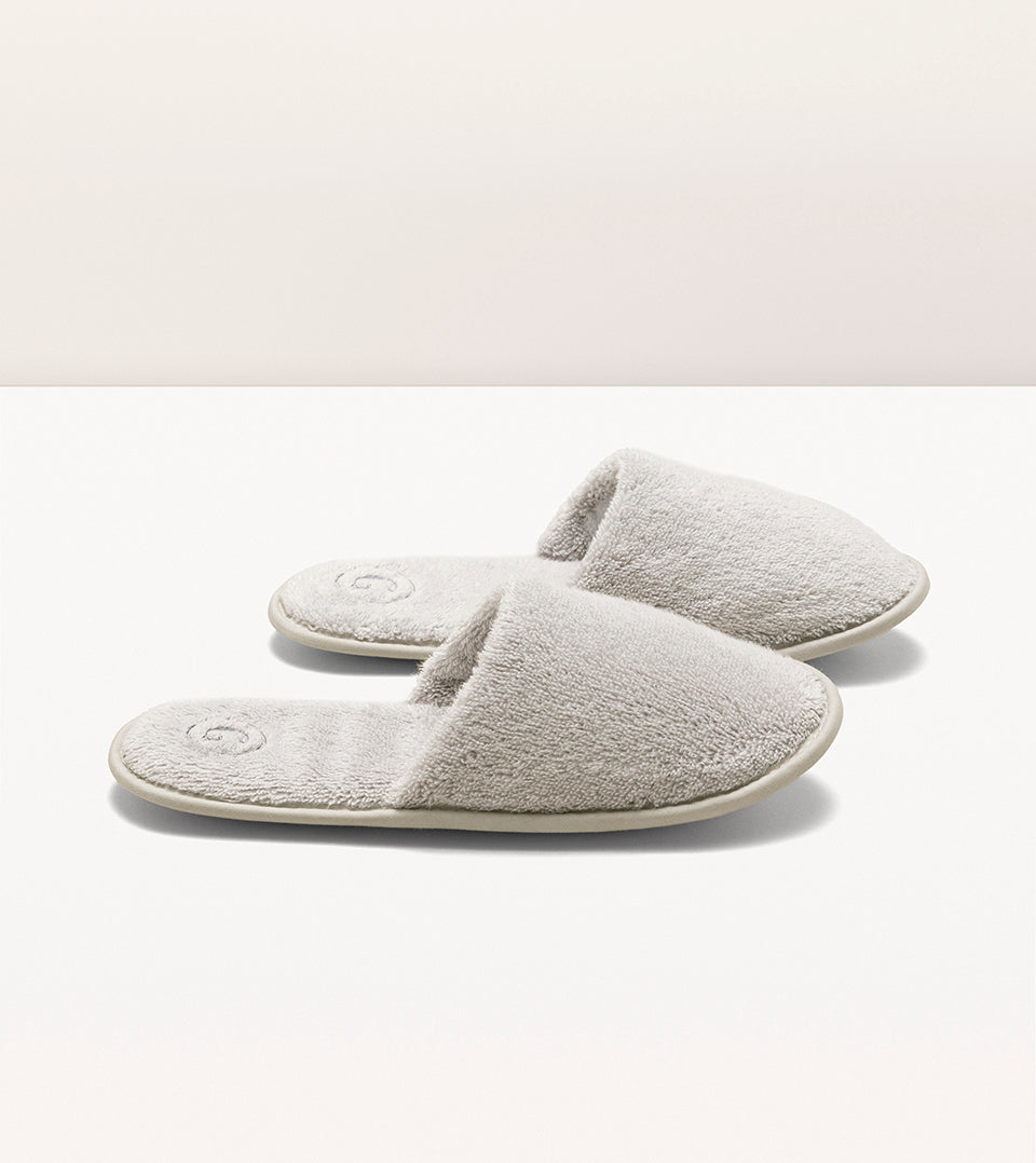 Chaussons en éponge Gris galet