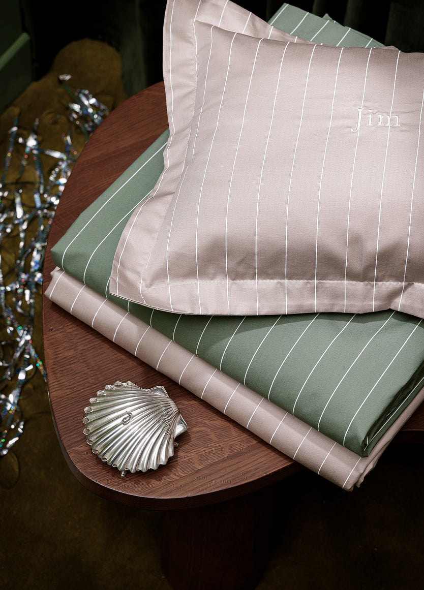 Parure de lit Satin Rayée