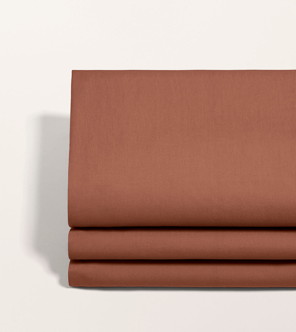 Drap housse percale gaze Sienne