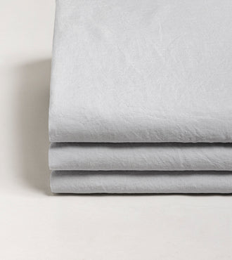 Drap housse lin lavé Pierre