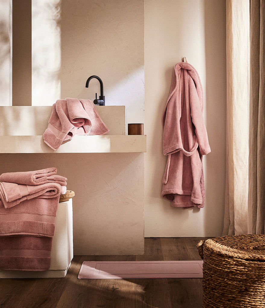Tapis de bain Rose thé