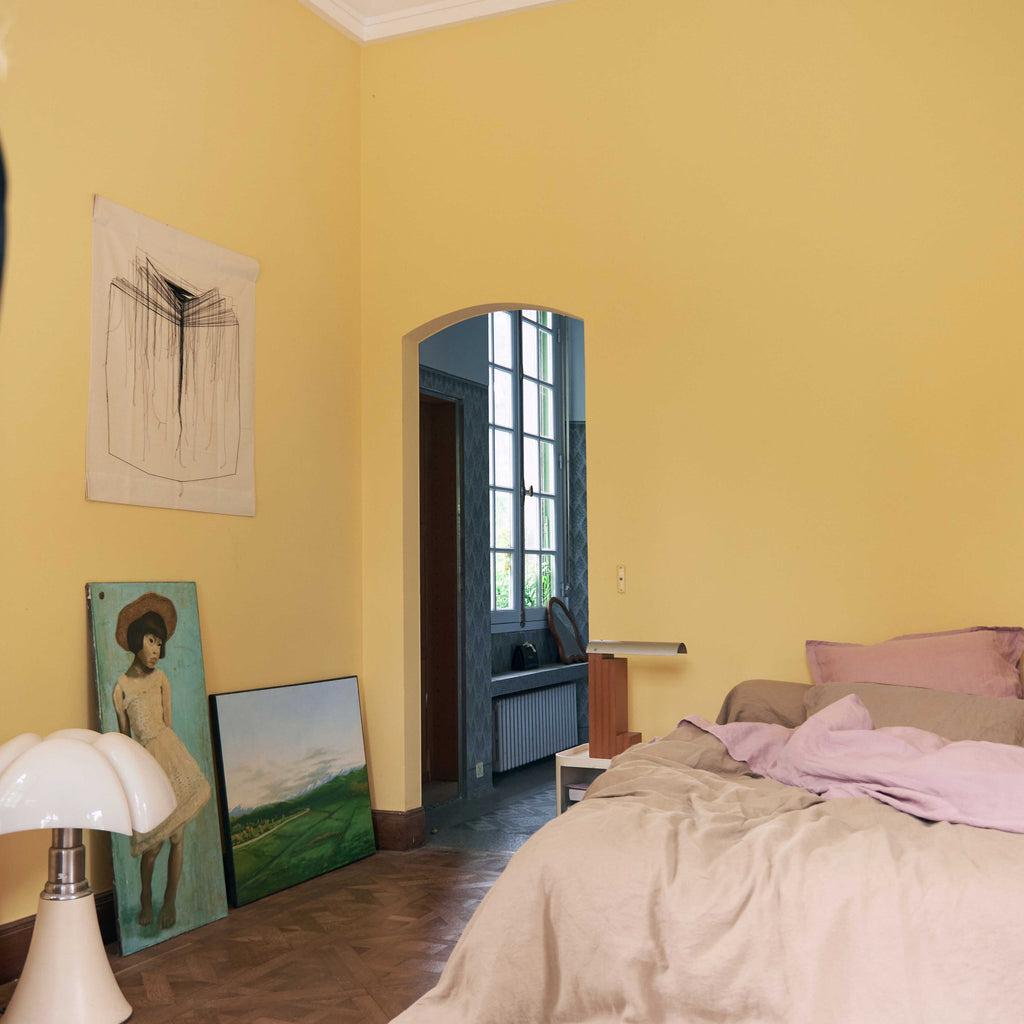 Housse de couette lin lavé Havane