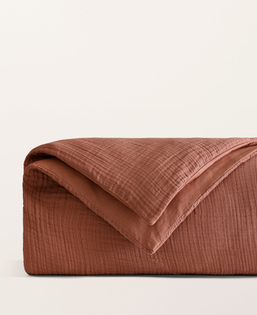 Housse de couette gaze de coton Sienne