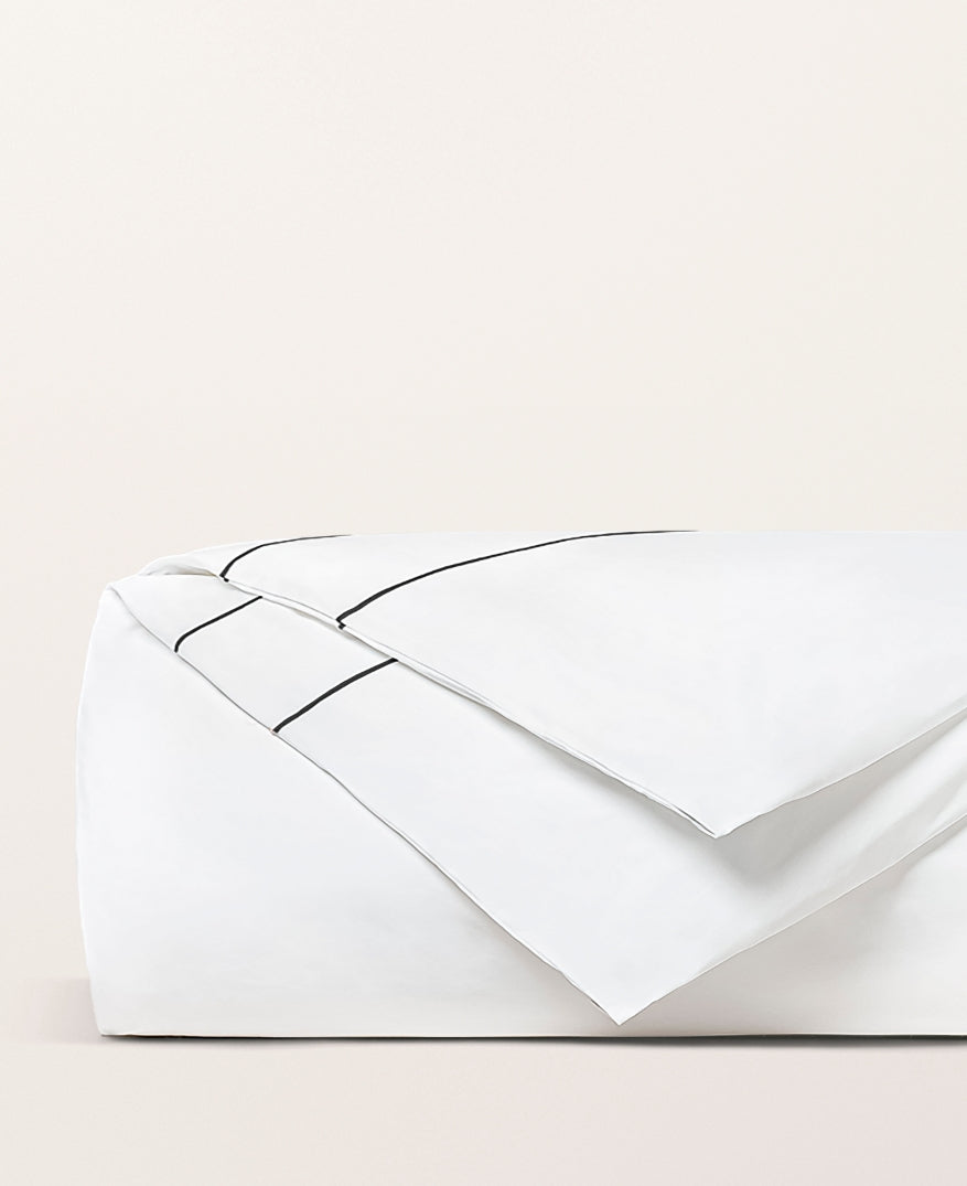 Housse de couette bourdon percale Bourdon noir