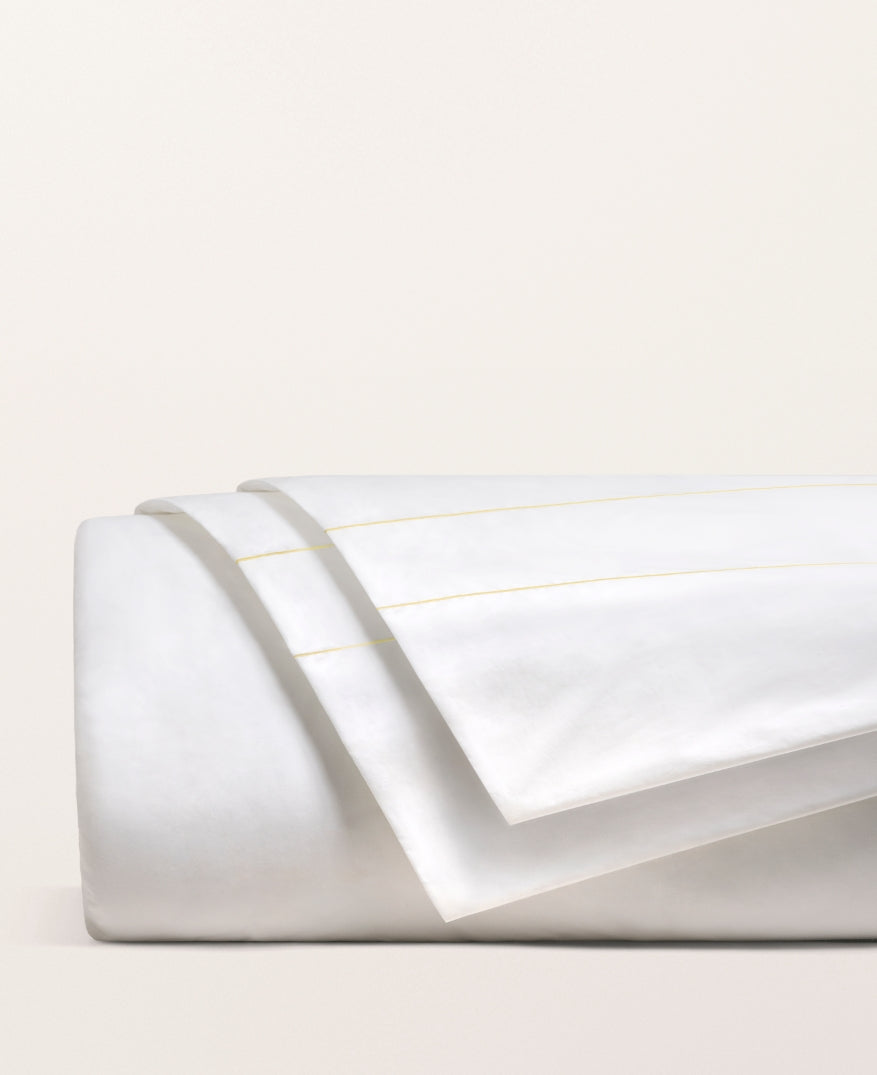 Housse de couette bourdon percale Bourdon jaune