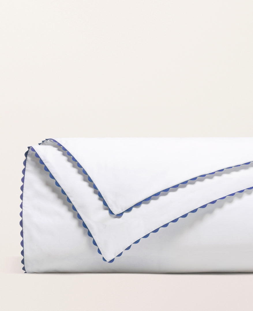 Housse de couette percale enfant Bleu matelot