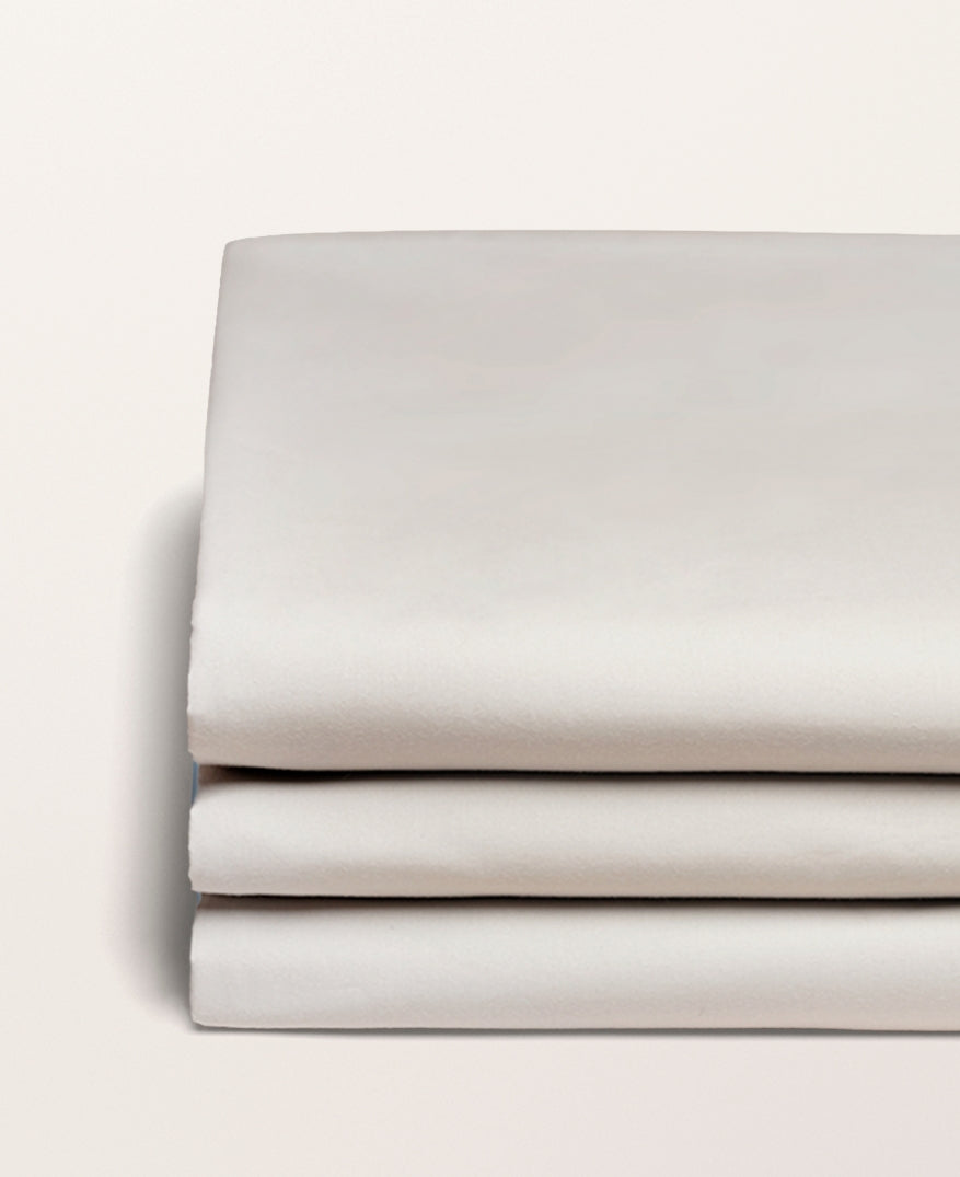 Drap housse percale bonnet 40 cm Greige