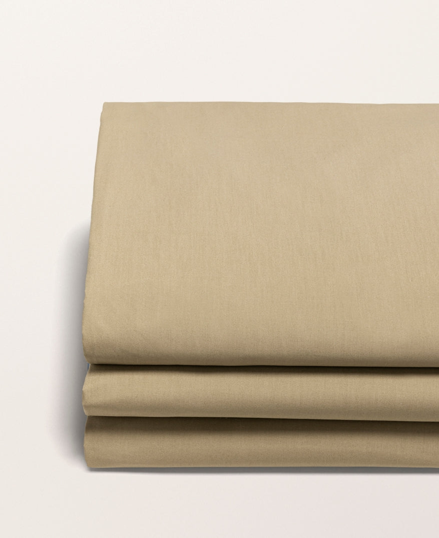 Drap housse percale Havane