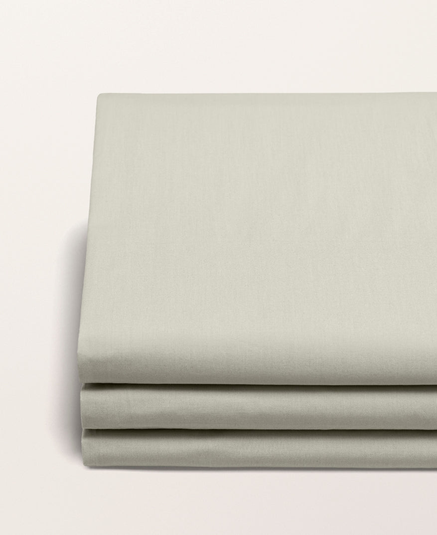 Drap housse percale Vert céladon