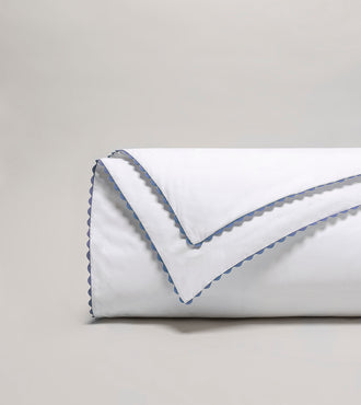 Housse de couette percale enfant Bleu céleste
