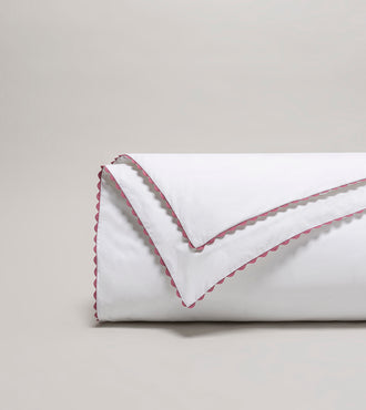 Housse de couette percale enfant Rose macaron