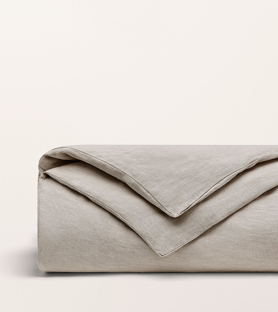 Housse de Coussin en Lin | Naturel | 40 x 40 | avec liens Housse de Coussin en Lin | Naturel | 40 x 40 | avec liens