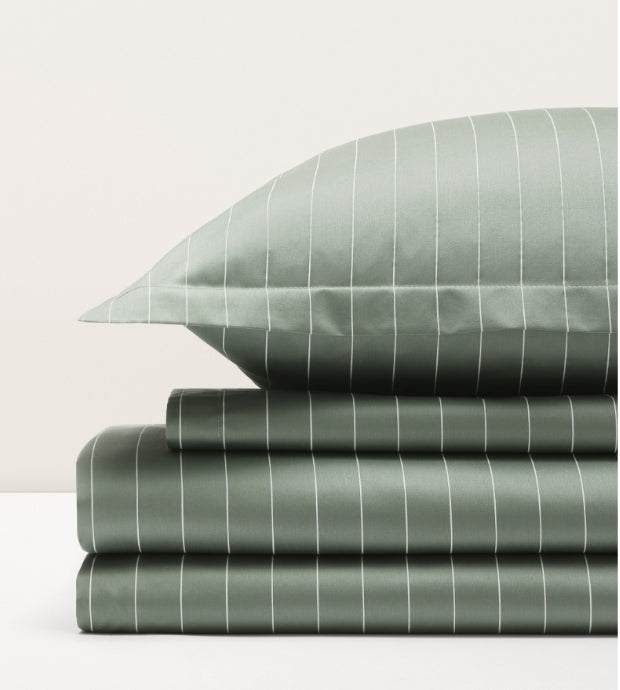 Parure de lit Satin Rayée