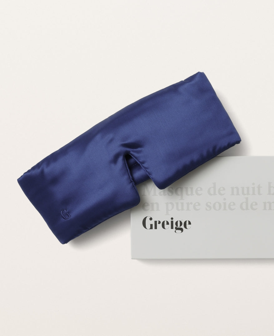 Masque de nuit bandeau Bleu minuit