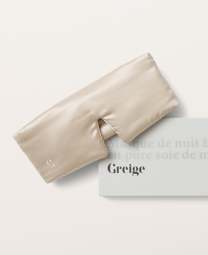 Masque de nuit bandeau Champagne