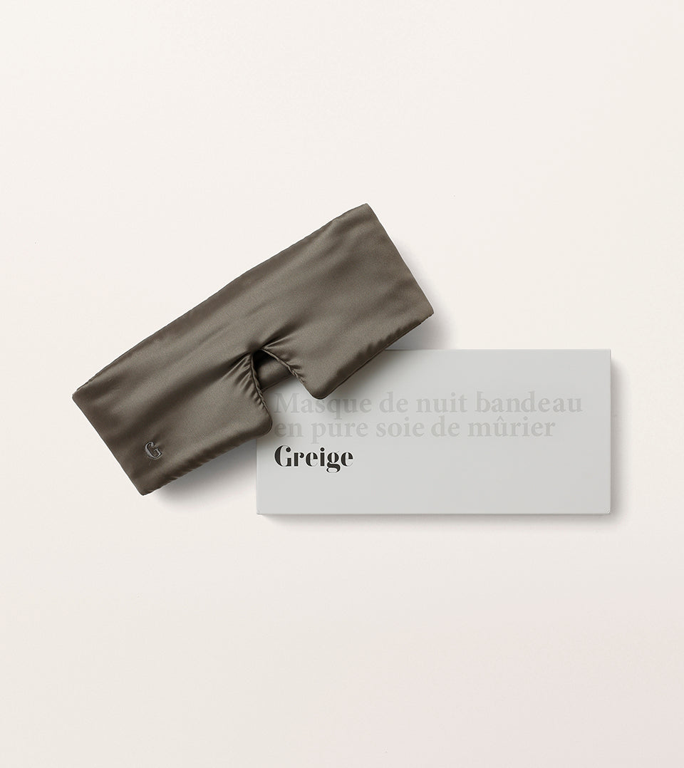Masque de nuit bandeau Graphite