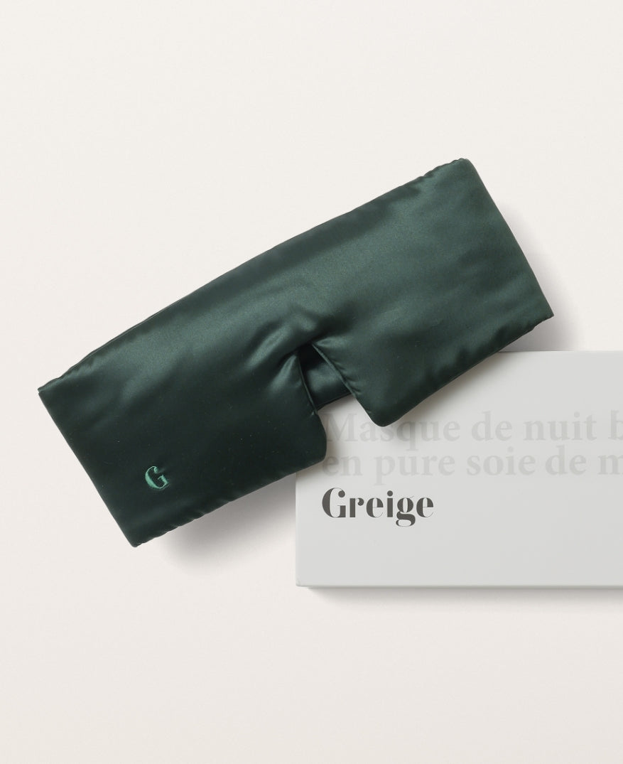 Masque de nuit bandeau Vert foret