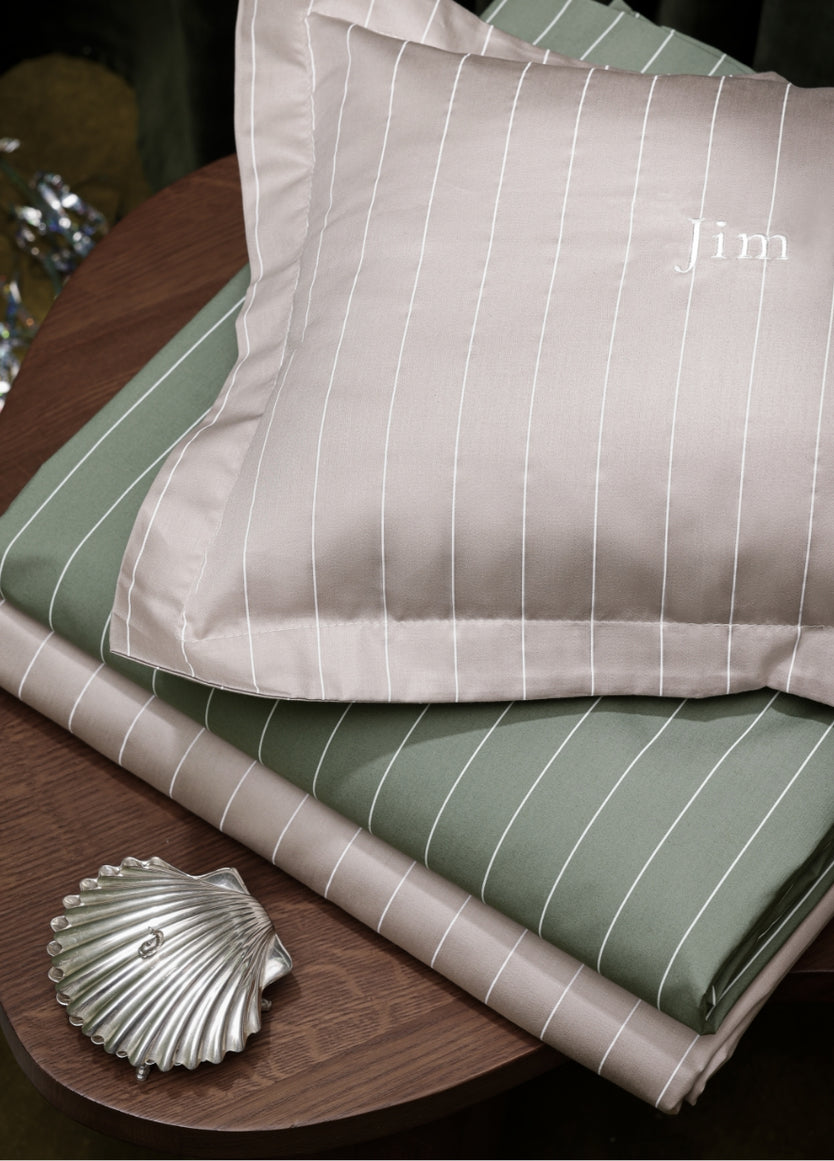 Parure de lit Satin Rayée