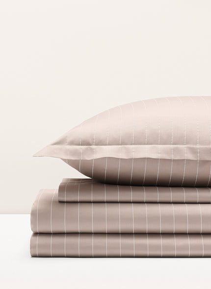 Parure de lit Satin Rayée