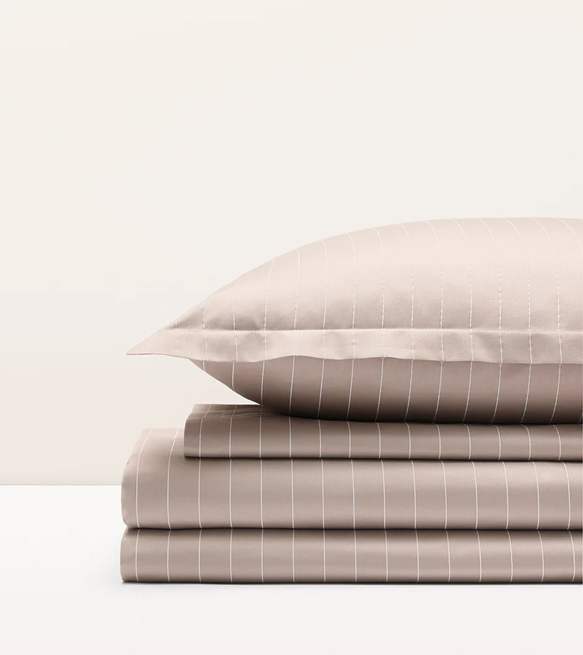 Parure de lit Satin Rayée