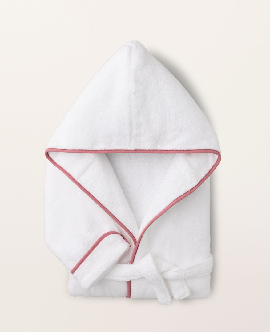 Peignoir de bain enfant Rose macaron
