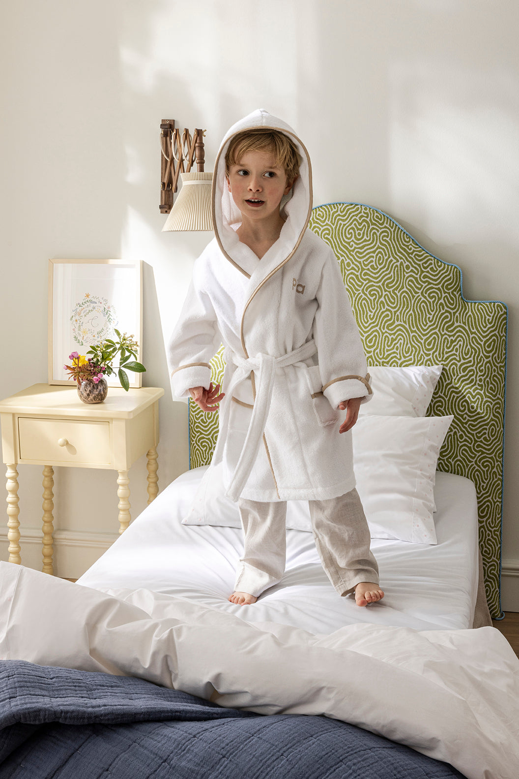 Peignoir de bain enfant Beige