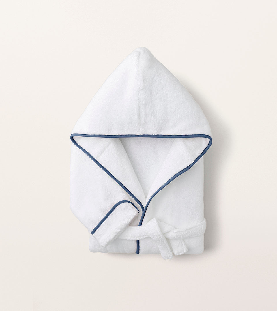 Peignoir de bain enfant Bleu orage