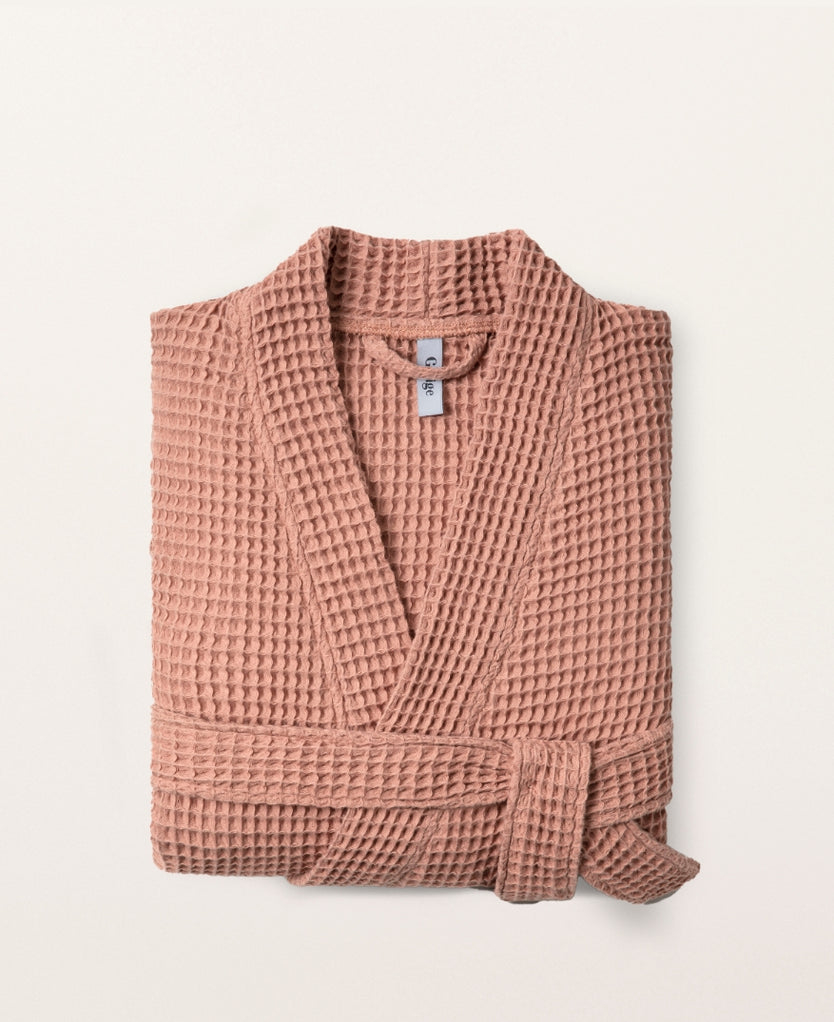 Peignoir de bain en Nid d'Abeille