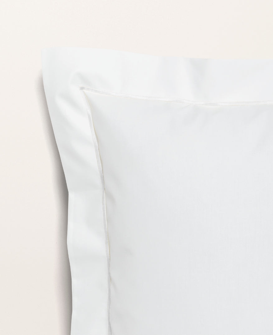 Set de 2 taies d'oreillers bourdon percale Bourdon blanc