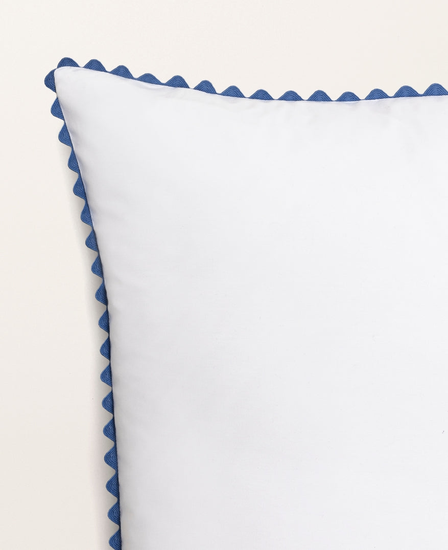 Taie d'oreiller percale enfant Bleu matelot