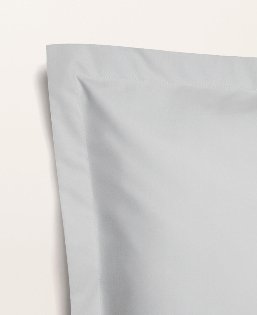 Set de 2 taies d'oreillers percale Gris moiré