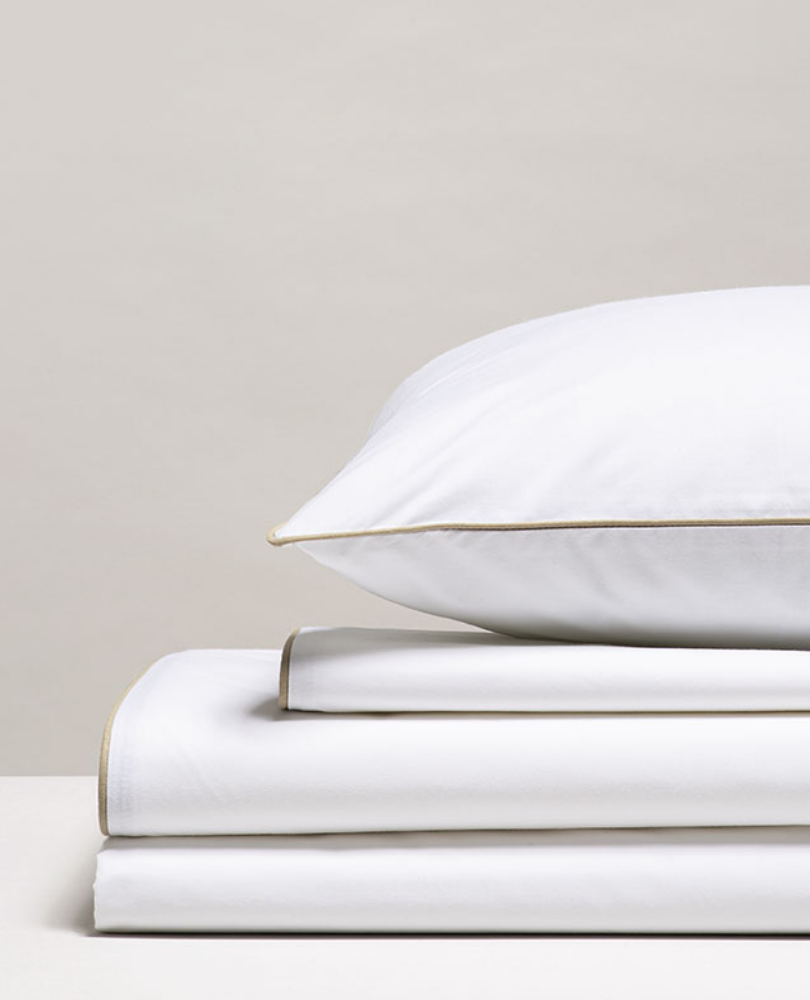 Set de 2 Taies d'Oreillers Passepoil