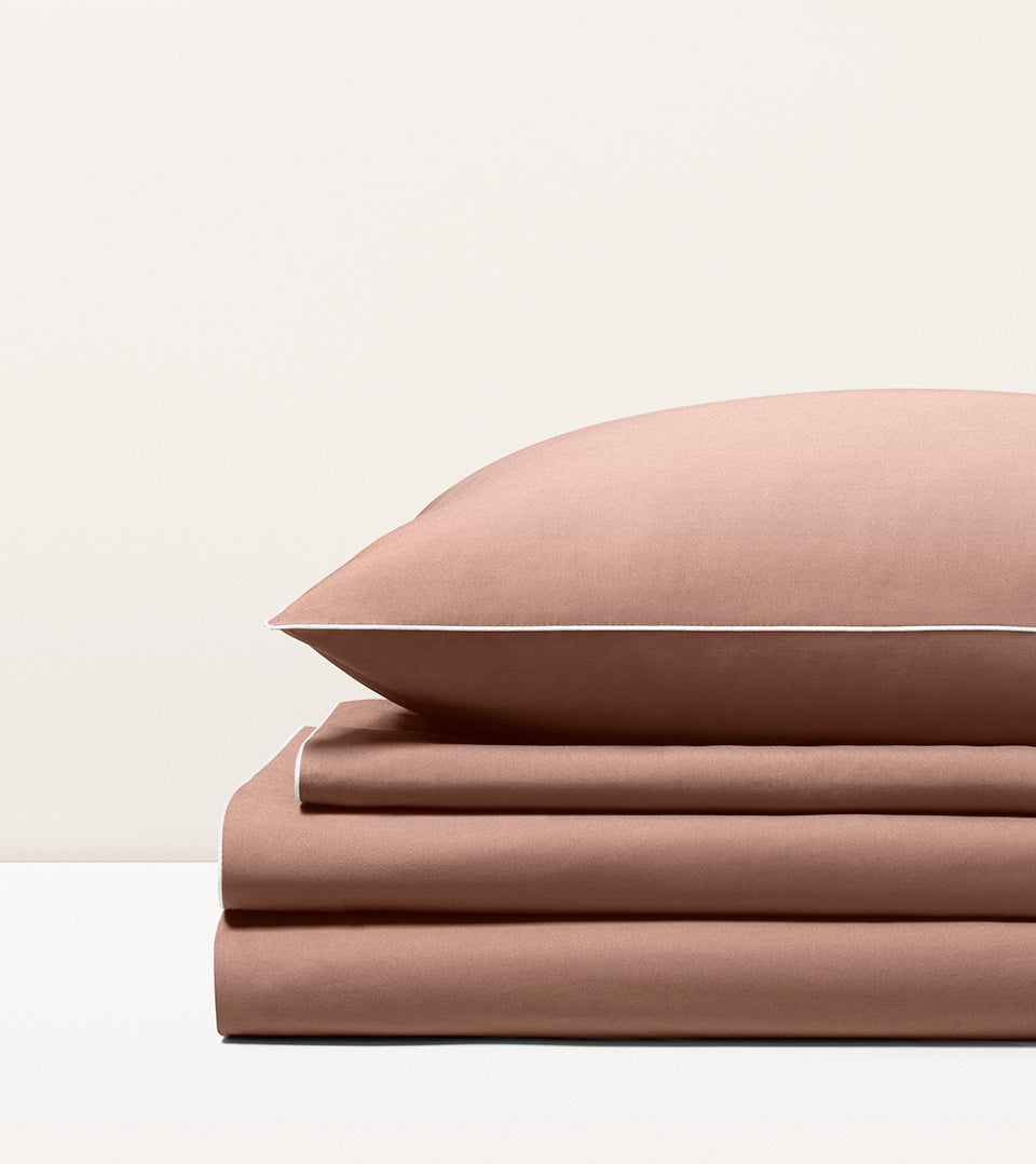 Housse de couette Passepoil Percale