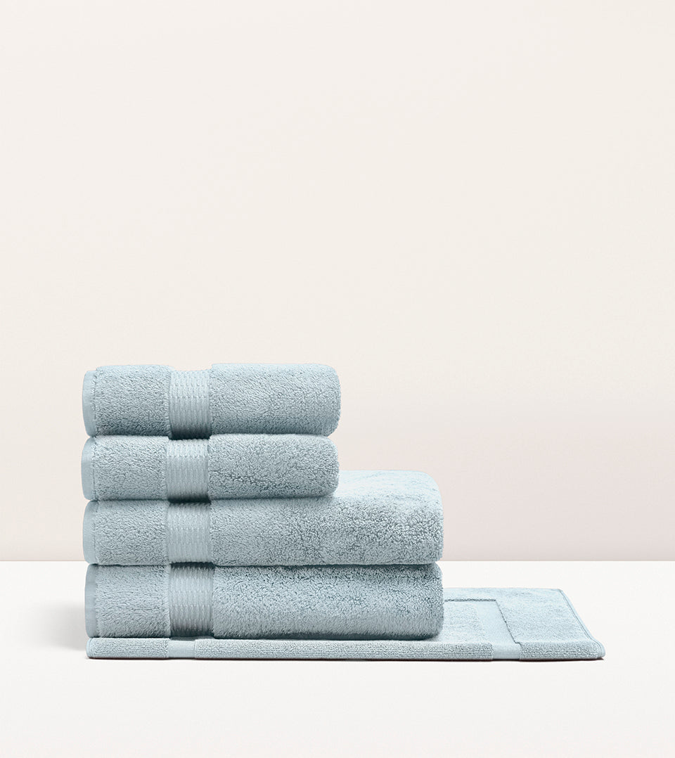 Drap de bain Bleu glacier