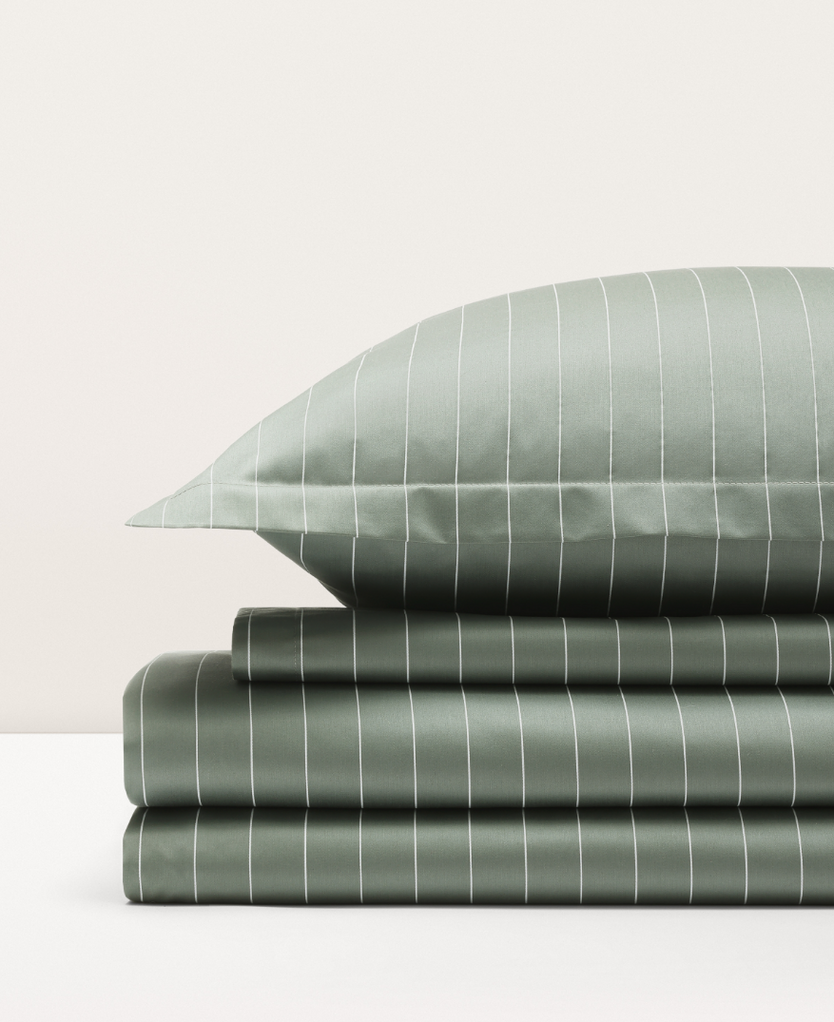 Parure de lit Satin Rayée
