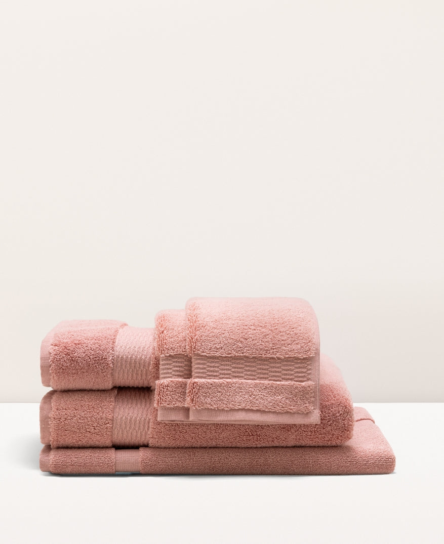 Serviette de toilette Rose thé