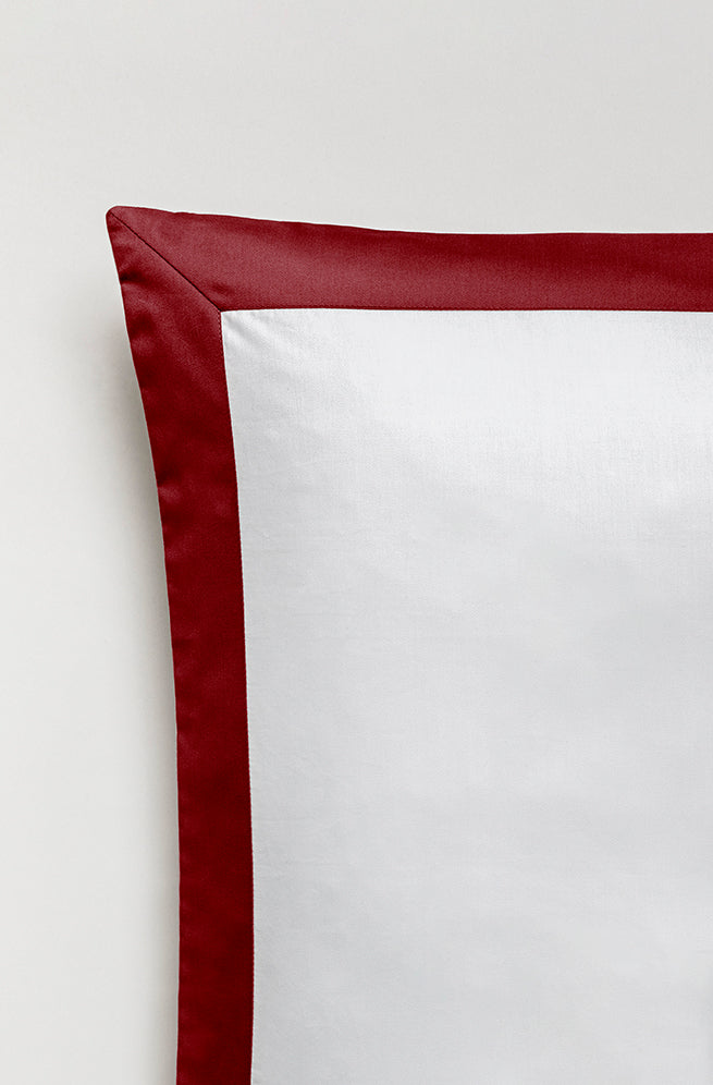 Set de 2 Taies d'Oreillers Satin Bicolore