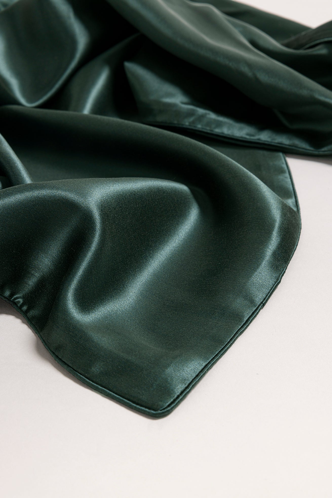 Ensemble en pure soie de mûrier Vert foret