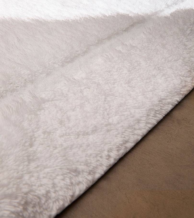 Tapis de bain extra-moelleux Blanc pur