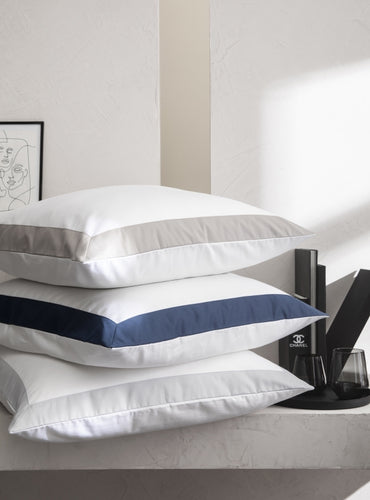 Parure de lit satin bicolore Bicolore greige