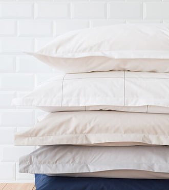 Set de 2 Taies d'Oreillers Percale
