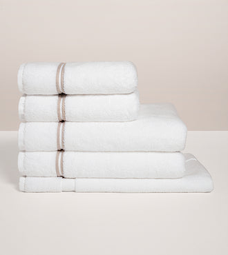 Ensemble de bain bourdon Blanc beige