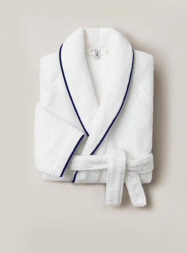 Peignoir de bain bourdon Blanc beige