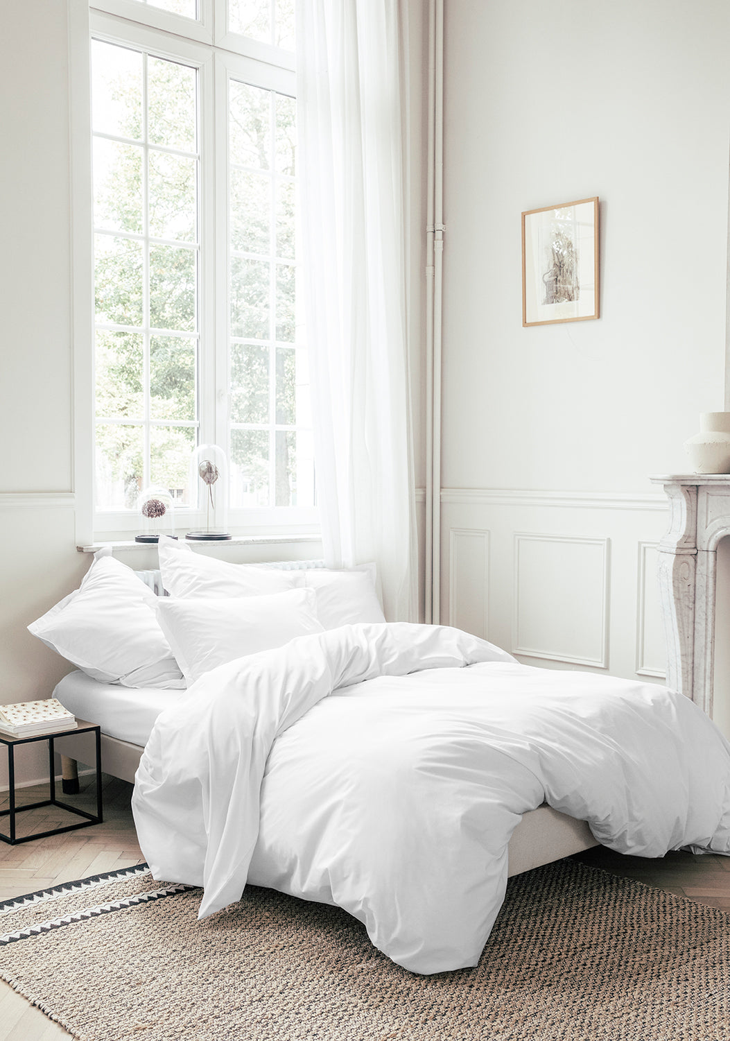 Parure Percale de coton haut de gamme 120 fils/cm2